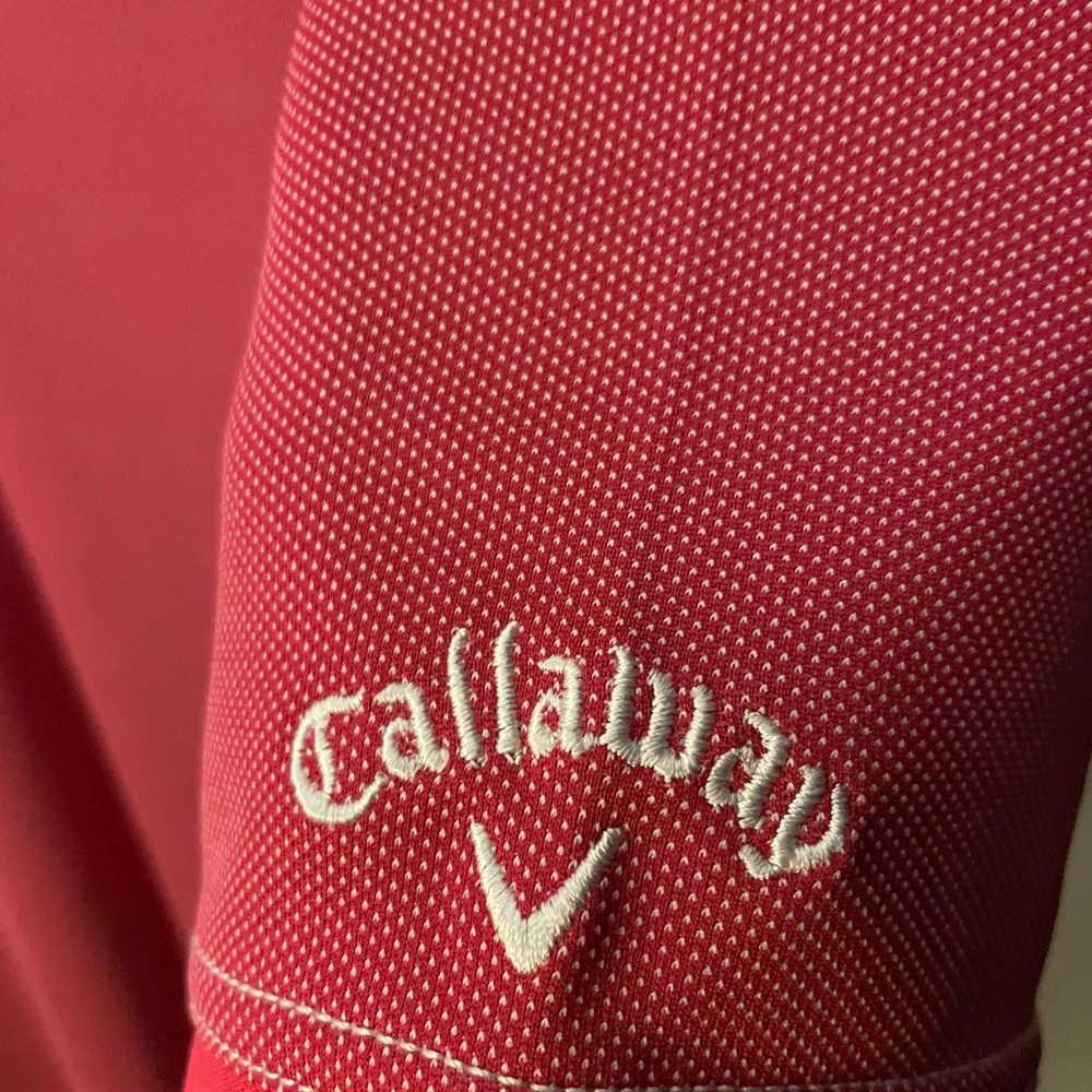 Men’s  Large Red Callaway golf shirt